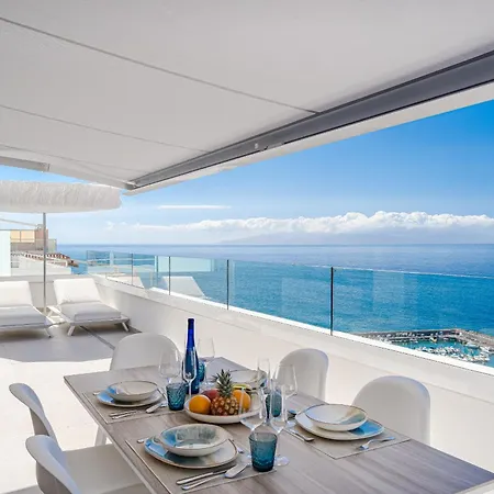 Blue Haven - Ocean View Penthouse With Jacuzzi And Pool Acantilado de los Gigantes Exterior photo