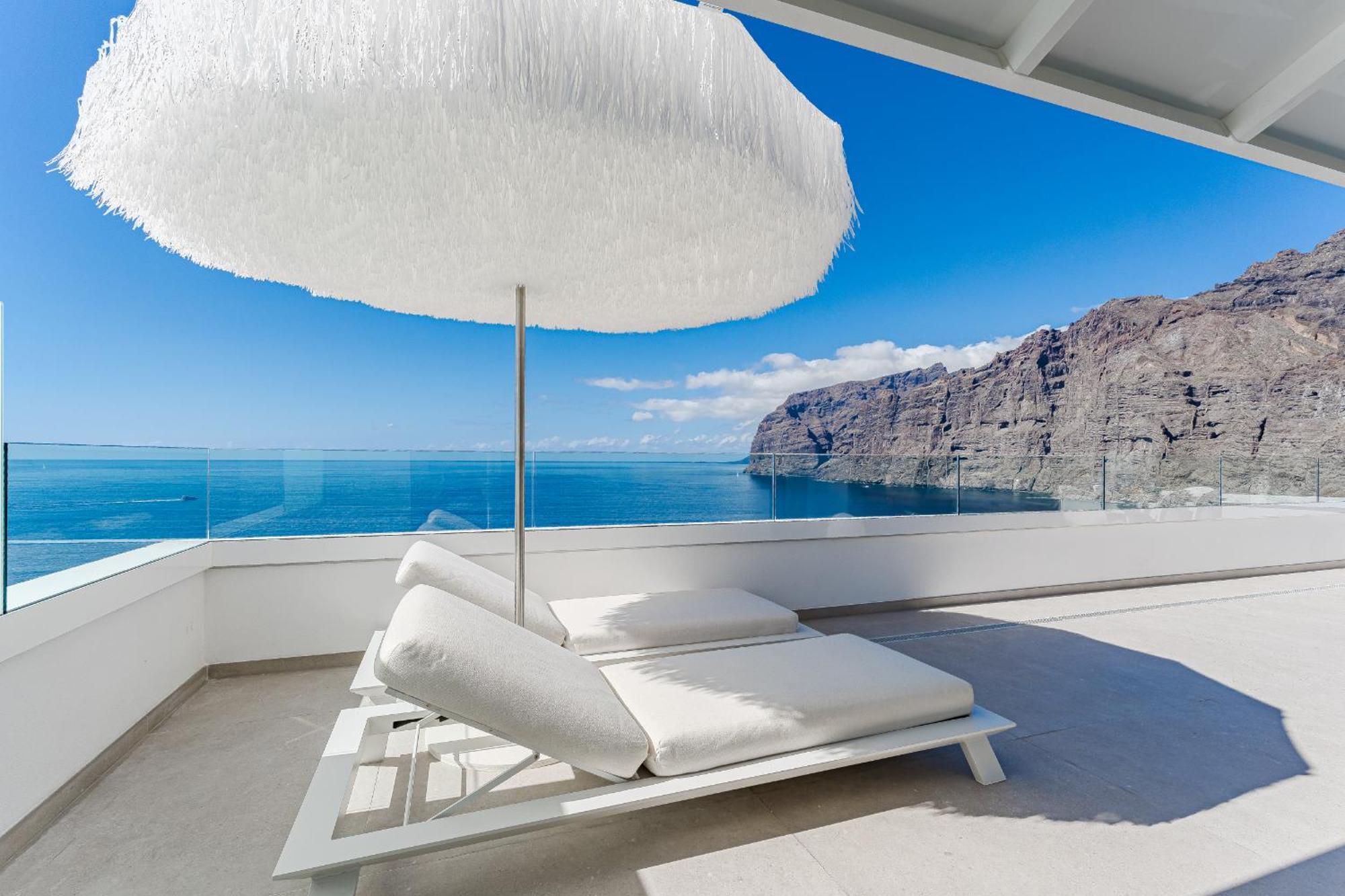 Blue Haven - Ocean View Penthouse With Jacuzzi And Pool Apartment Acantilado de los Gigantes