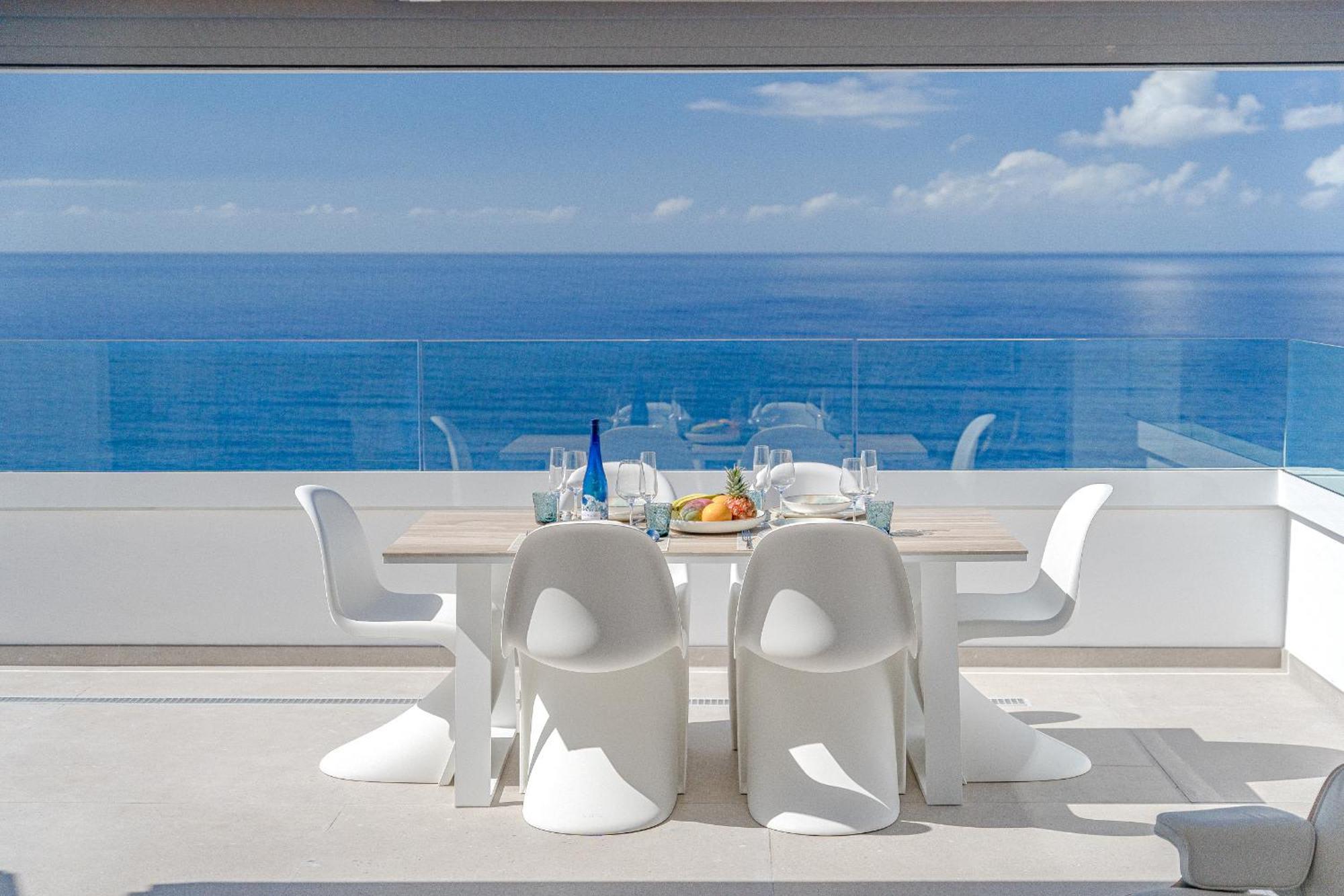 Blue Haven - Ocean View Penthouse With Jacuzzi And Pool Acantilado de los Gigantes