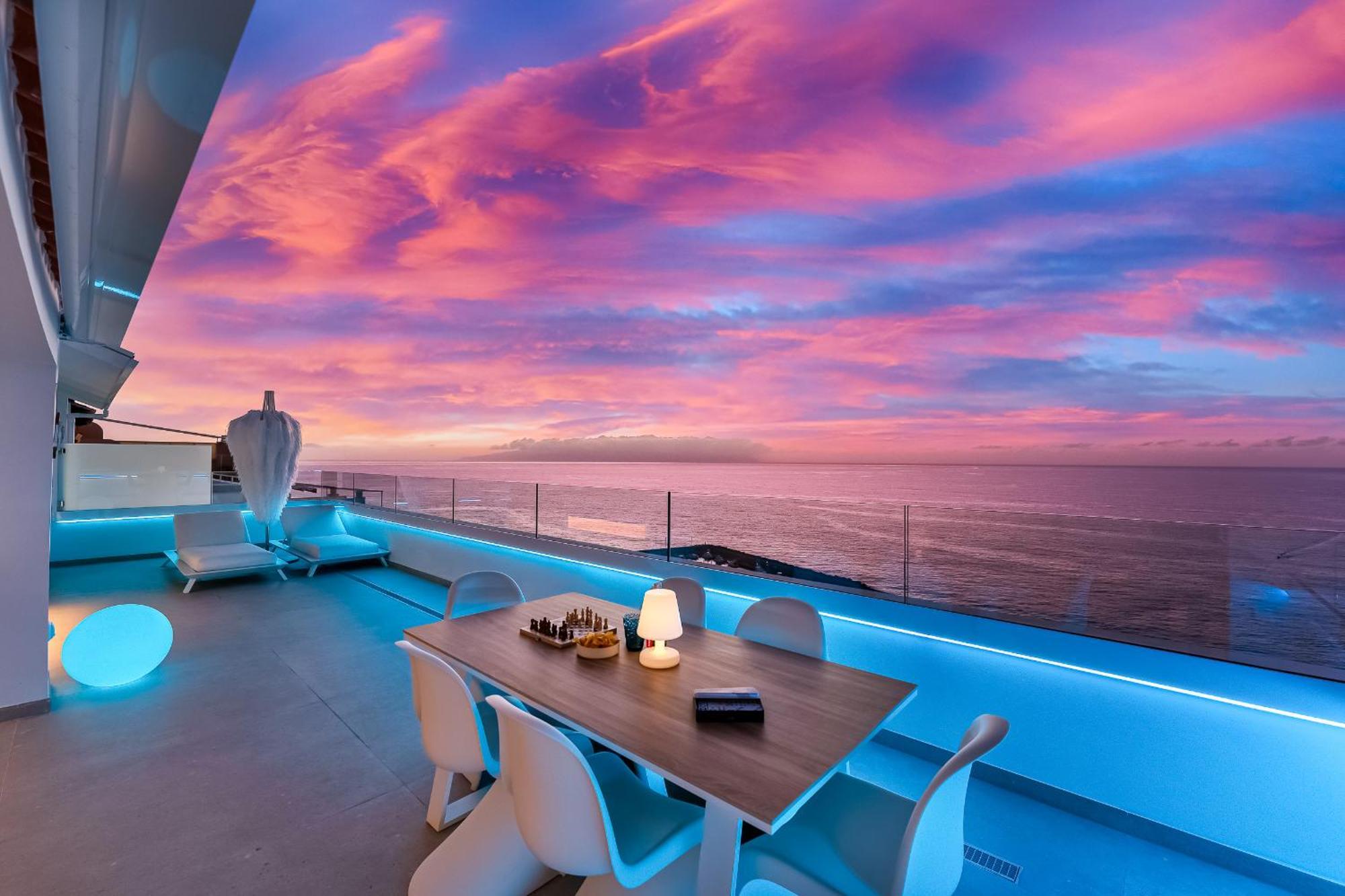 Blue Haven - Ocean View Penthouse With Jacuzzi And Pool Acantilado de los Gigantes