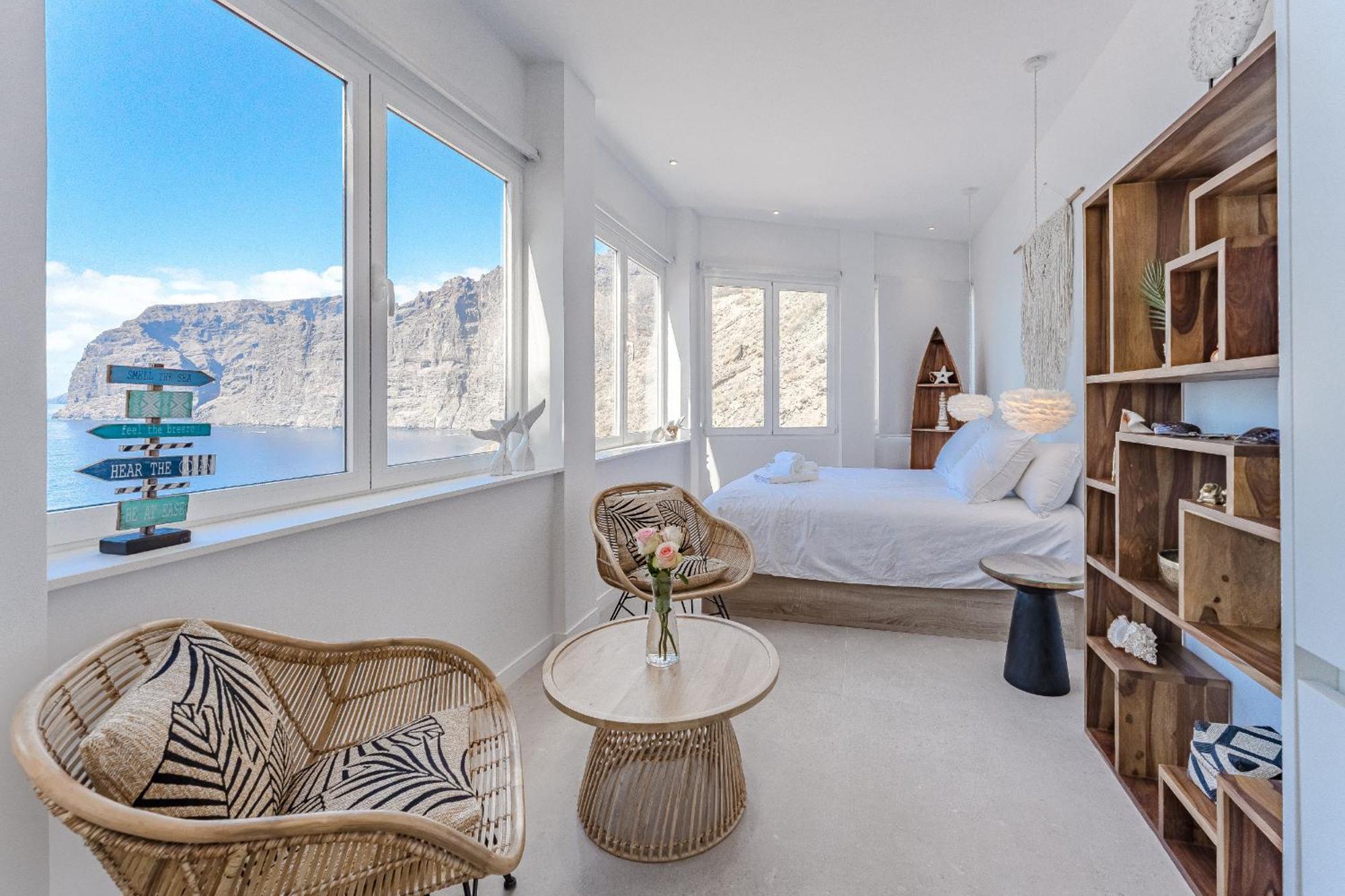 Blue Haven - Ocean View Penthouse With Jacuzzi And Pool Acantilado de los Gigantes