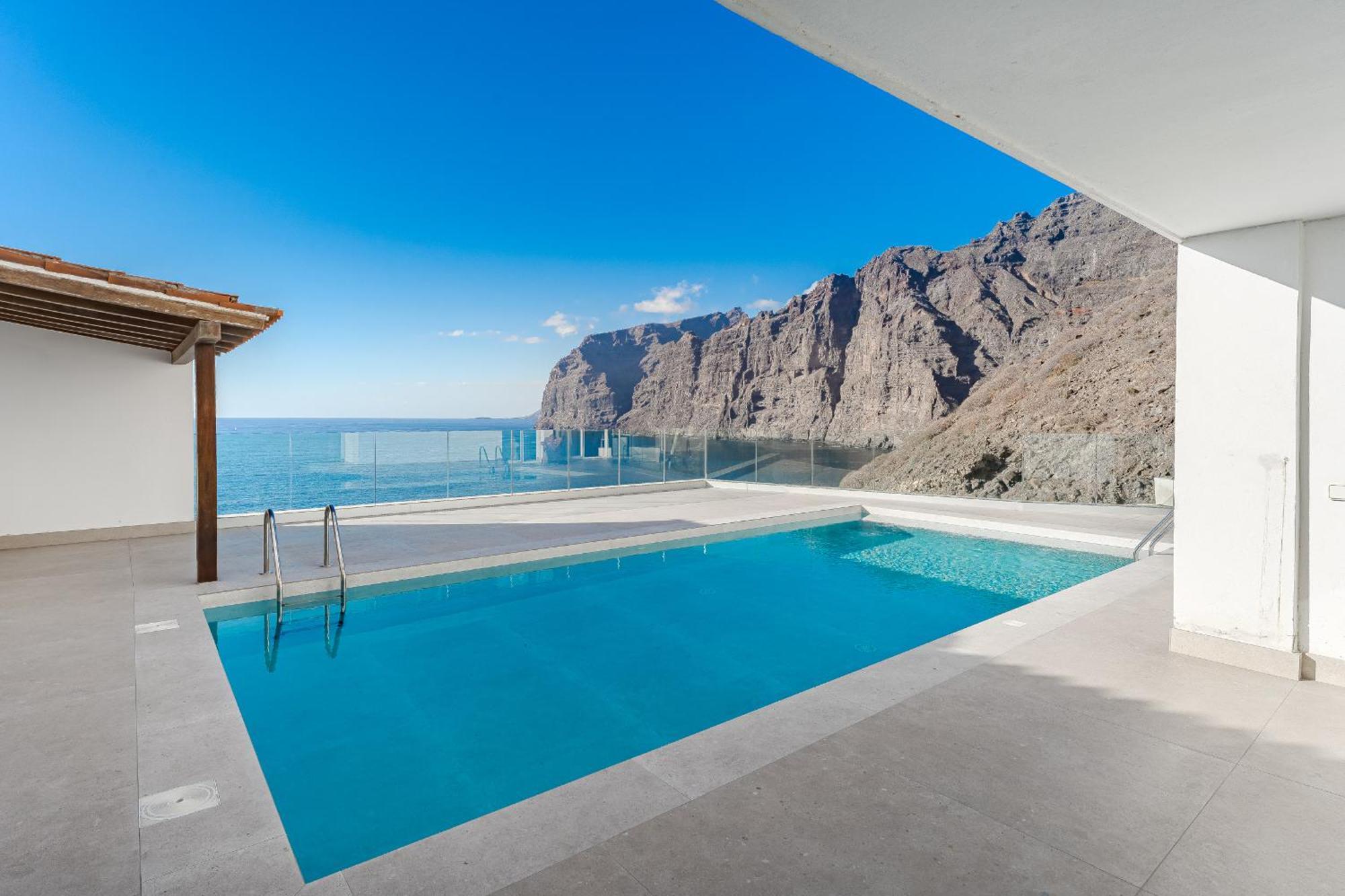 Blue Haven - Ocean View Penthouse With Jacuzzi And Pool * Acantilado de los Gigantes